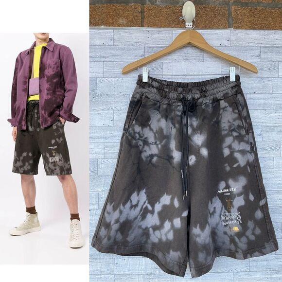 Mauna Kea drawstring tie-dye shorts size medium - Picture 1 of 17